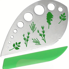 Blake & Croft Stainless Steel Herb Stripper & Cutter - Multi Purpose Kitchen Tool