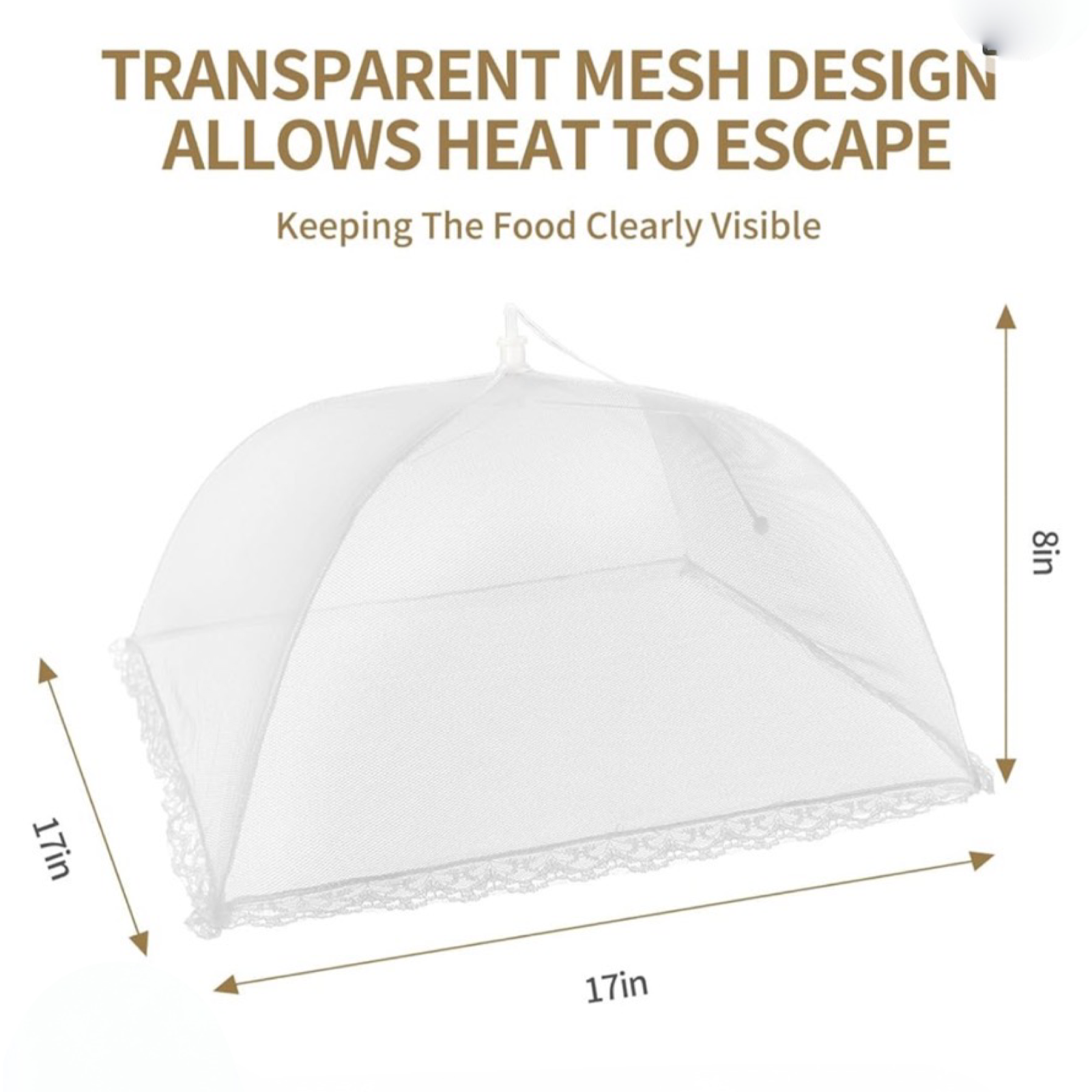 food tent covers Lakeside Sets of 3 Mesh Food Covers
