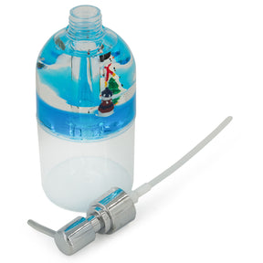 Holiday Scene Soap/Lotion Pump Bottle - Santa or Snowman
