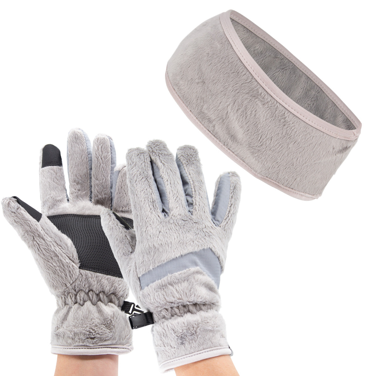 Womens Touchscreen Gloves Headband Set – For Texting, Smartphone