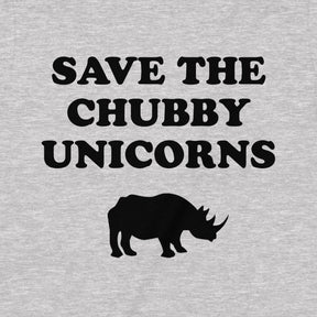 "Save The Chubby Unicorns" Premium Midweight Ringspun Cotton T-Shirt - Mens/Womens Fits