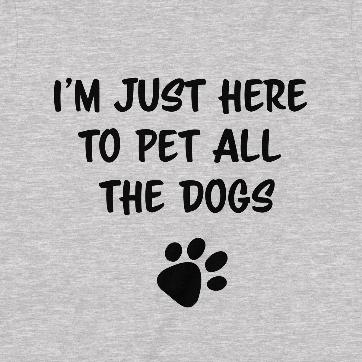 "Here To Pet All The Dogs" Premium Midweight Ringspun Cotton T-Shirt - Mens/Womens Fits