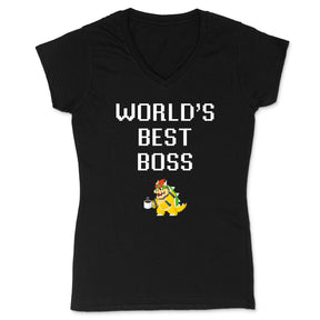 "World's Best Boss" Premium Midweight Ringspun Cotton T-Shirt - Mens/Womens Fits