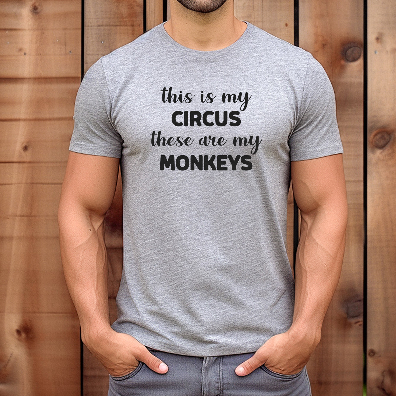 "This Is My Circus" Premium Midweight Ringspun Cotton T-Shirt - Mens/Womens Fits