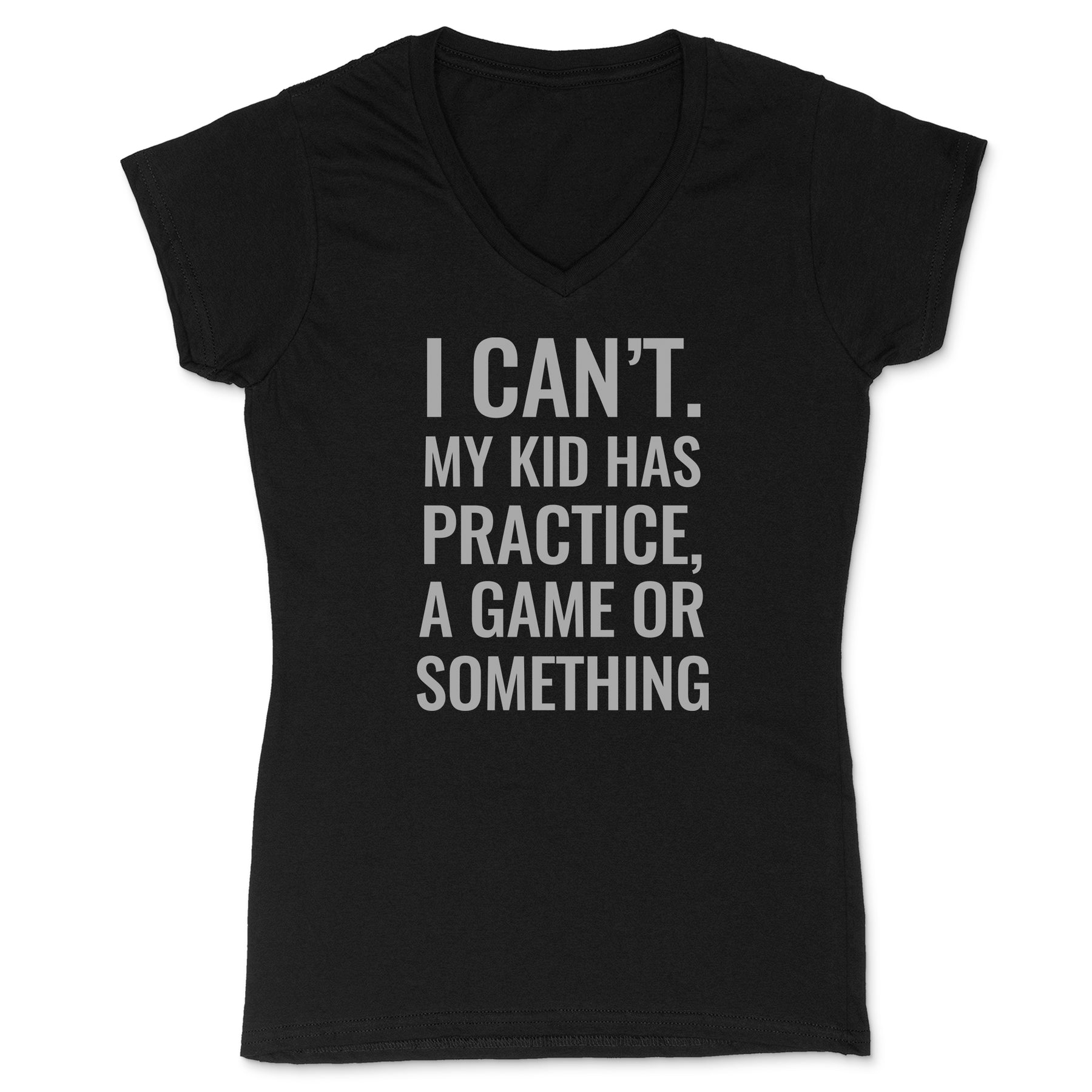 "I Can't" Premium Midweight Ringspun Cotton T-Shirt - Womens Fits