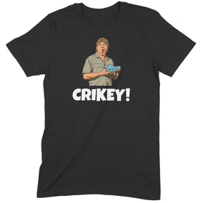 "Crikey!" Premium Midweight Ringspun Cotton T-Shirt - Mens/Womens Fits