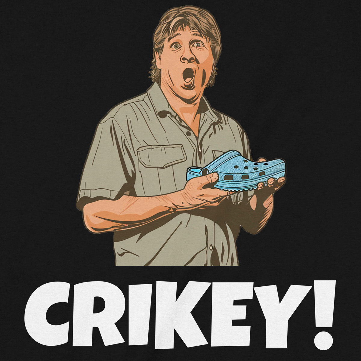 "Crikey!" Premium Midweight Ringspun Cotton T-Shirt - Mens/Womens Fits