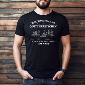 "Welcome To Camp" Premium Midweight Ringspun Cotton T-Shirt - Mens/Womens Fits