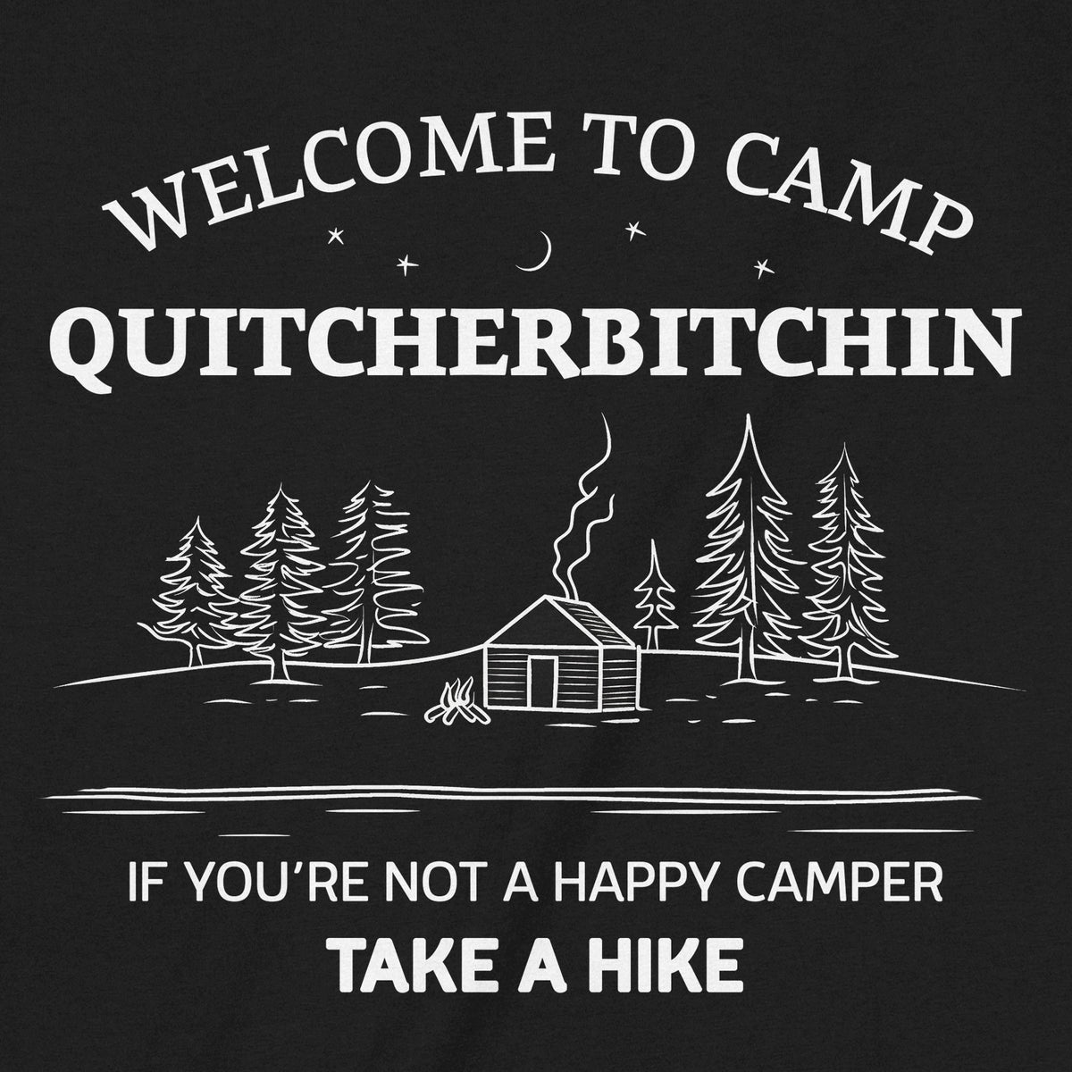 "Welcome To Camp" Premium Midweight Ringspun Cotton T-Shirt - Mens/Womens Fits