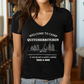 "Welcome To Camp" Premium Midweight Ringspun Cotton T-Shirt - Mens/Womens Fits