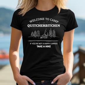 "Welcome To Camp" Premium Midweight Ringspun Cotton T-Shirt - Mens/Womens Fits