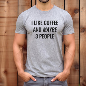 "I Like Coffee" Premium Midweight Ringspun Cotton T-Shirt - Mens/Womens Fits