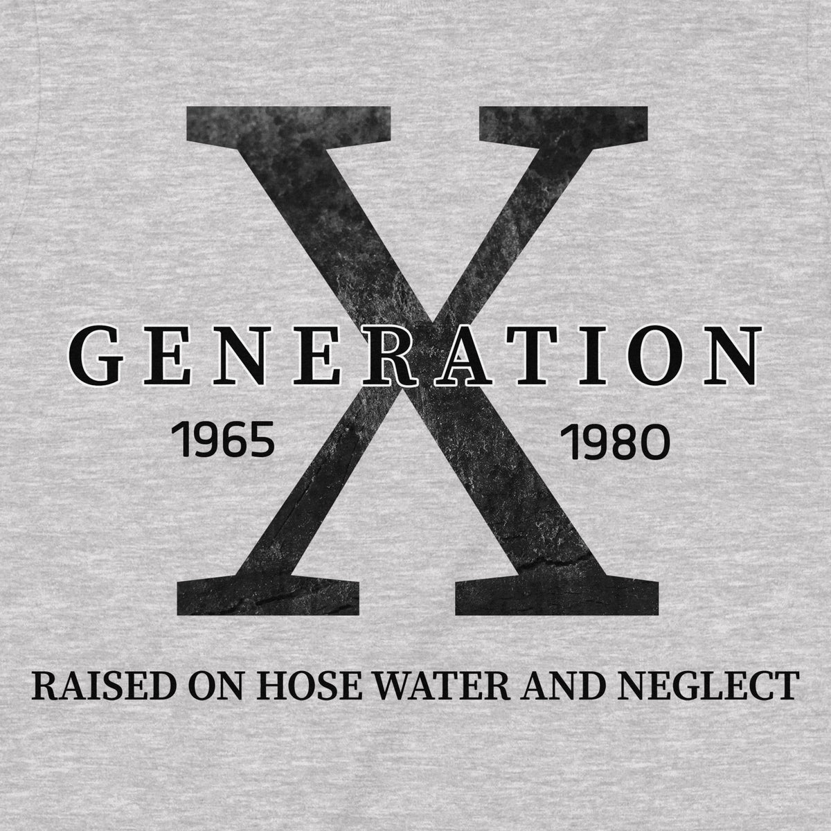 "Generation X" Premium Midweight Ringspun Cotton T-Shirt - Mens/Womens Fits