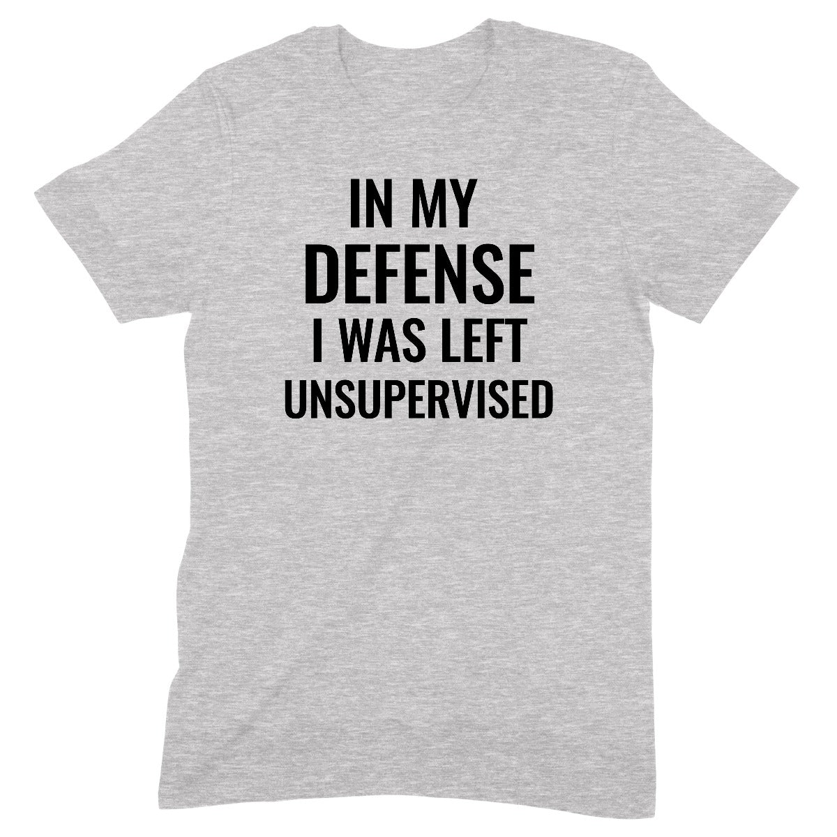 "In My Defense" Premium Midweight Ringspun Cotton T-Shirt - Mens/Womens Fits
