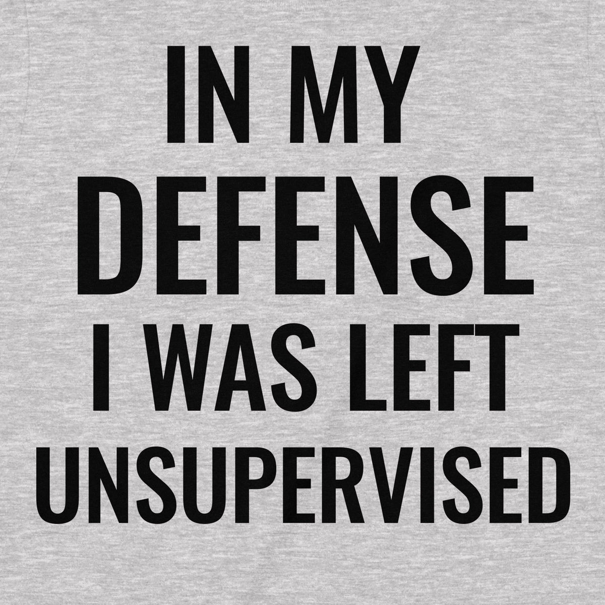 "In My Defense" Premium Midweight Ringspun Cotton T-Shirt - Mens/Womens Fits