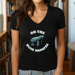 "Oh The Huge Manatee " Premium Midweight Ringspun Cotton T-Shirt - Mens/Womens Fits