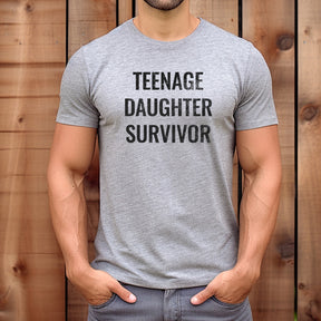 "Teenage Daughter Surviver" Premium Midweight Ringspun Cotton T-Shirt - Mens/Womens Fits