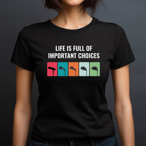 "Important Choices" Premium Midweight Ringspun Cotton T-Shirt - Mens/Womens Fits