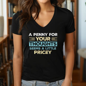 "Penny For Your Thoughts" Premium Midweight Ringspun Cotton T-Shirt - Mens/Womens Fits