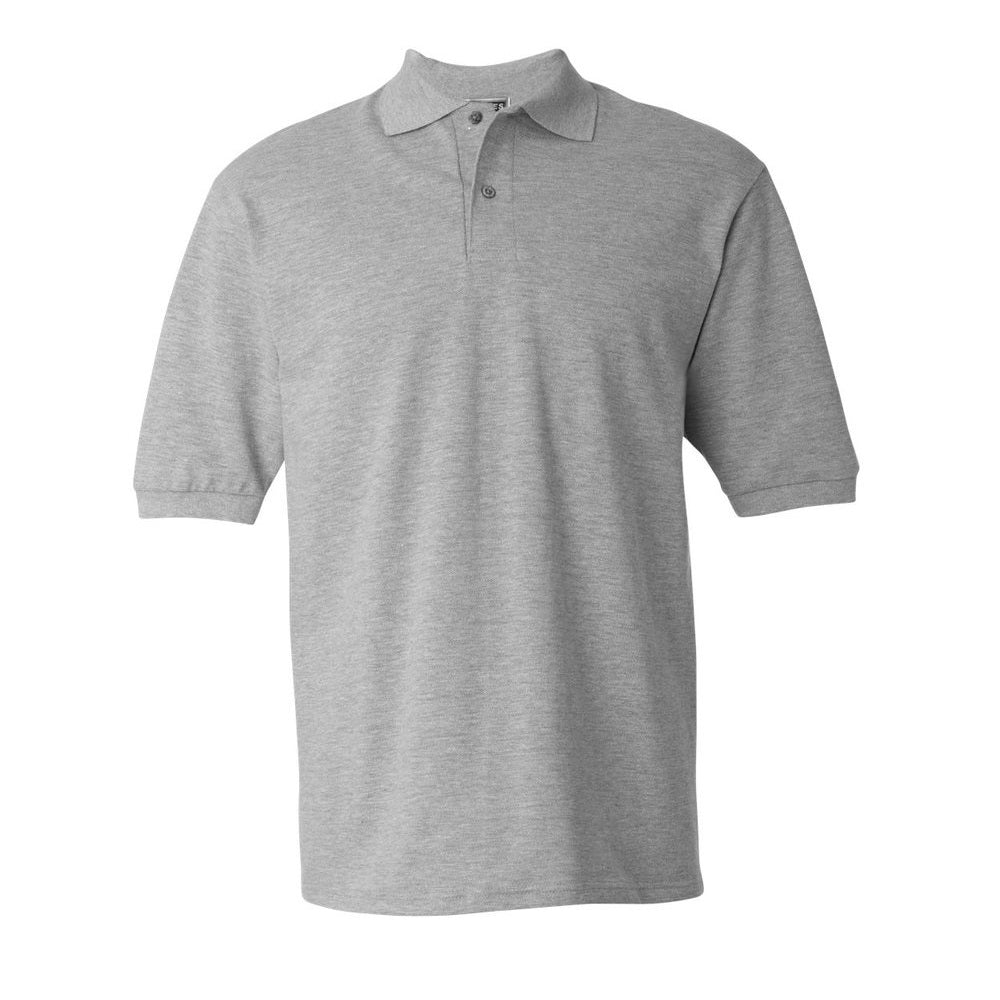 Jerzees Casual Short Sleeve Men’s Polo Shirt - Moisture Wicking