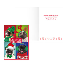 48pk Merry Christmas Cards Bulk Assortment Holiday Card Pack with Foil & Glitter