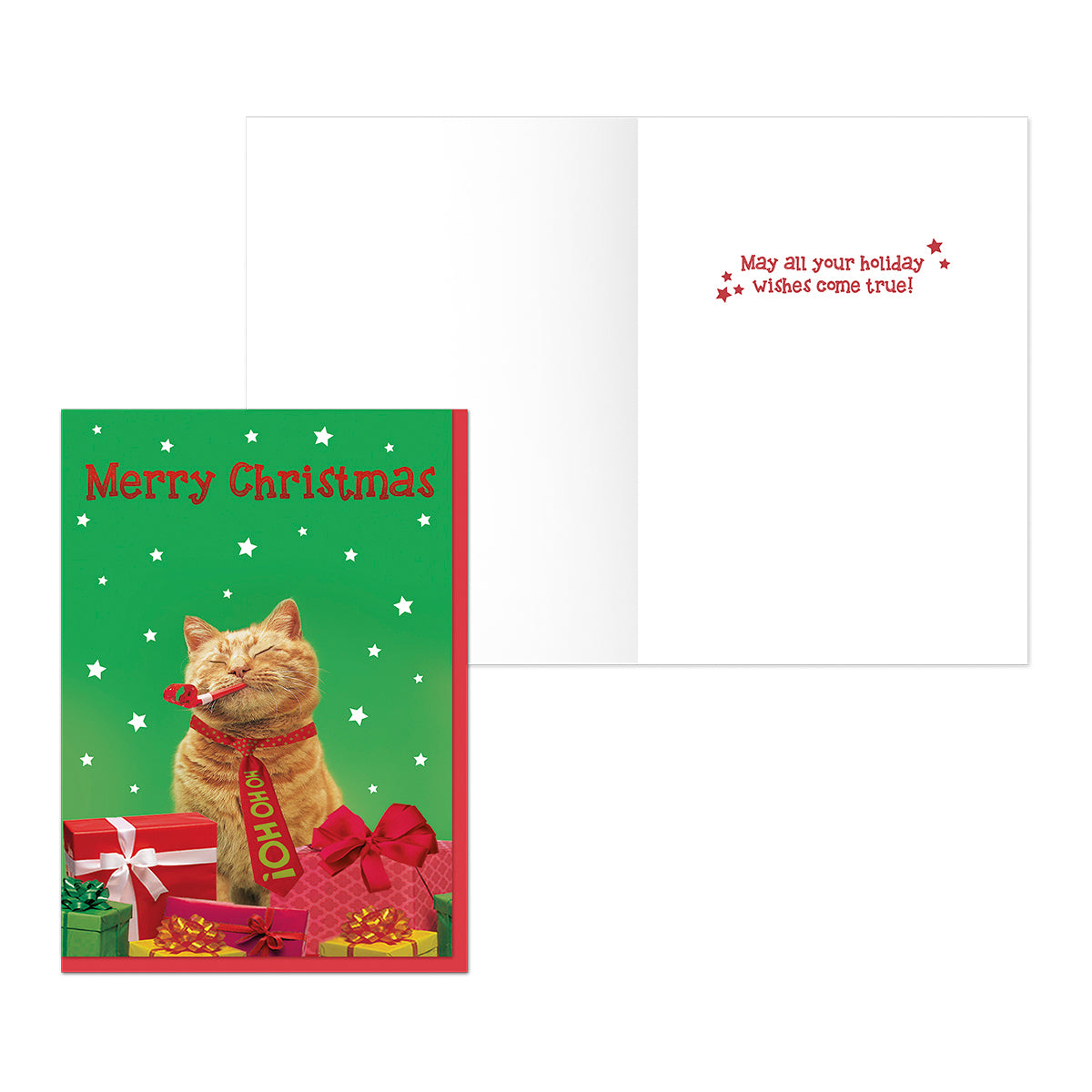 48pk Merry Christmas Cards Bulk Assortment Holiday Card Pack with Foil & Glitter