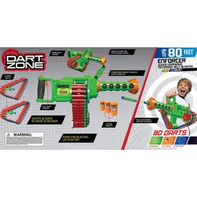 2pk Dart Zone Enforcer Super Commando Toy - Motorized Belt Blaster