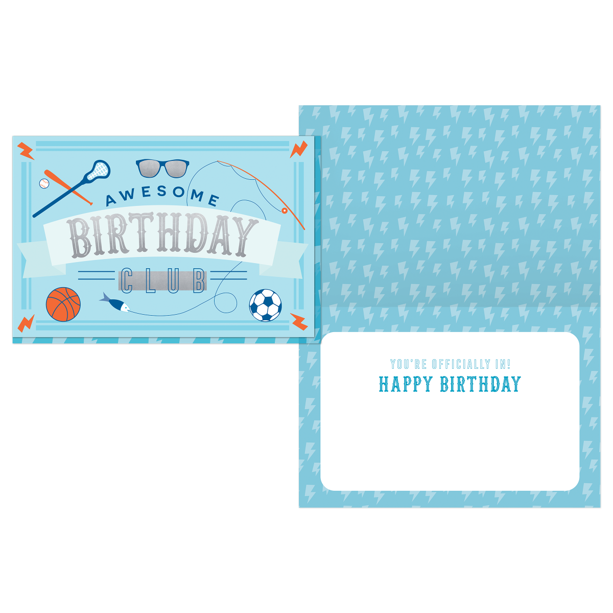 PaperCraft 8 x 12 Extra Large Birthday Card – Sports