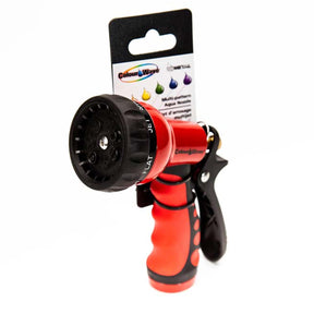 Colourwave Multi-Pattern Aqua Nozzle - Red with 7 Spray Settings