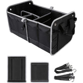 23" Foldable Trunk Organizer For Car Storage - Non Slip Bottom, Securing Straps
