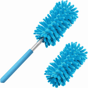 Extendable Microfiber Duster With Pivot Head, Blue - Up To 30 inches