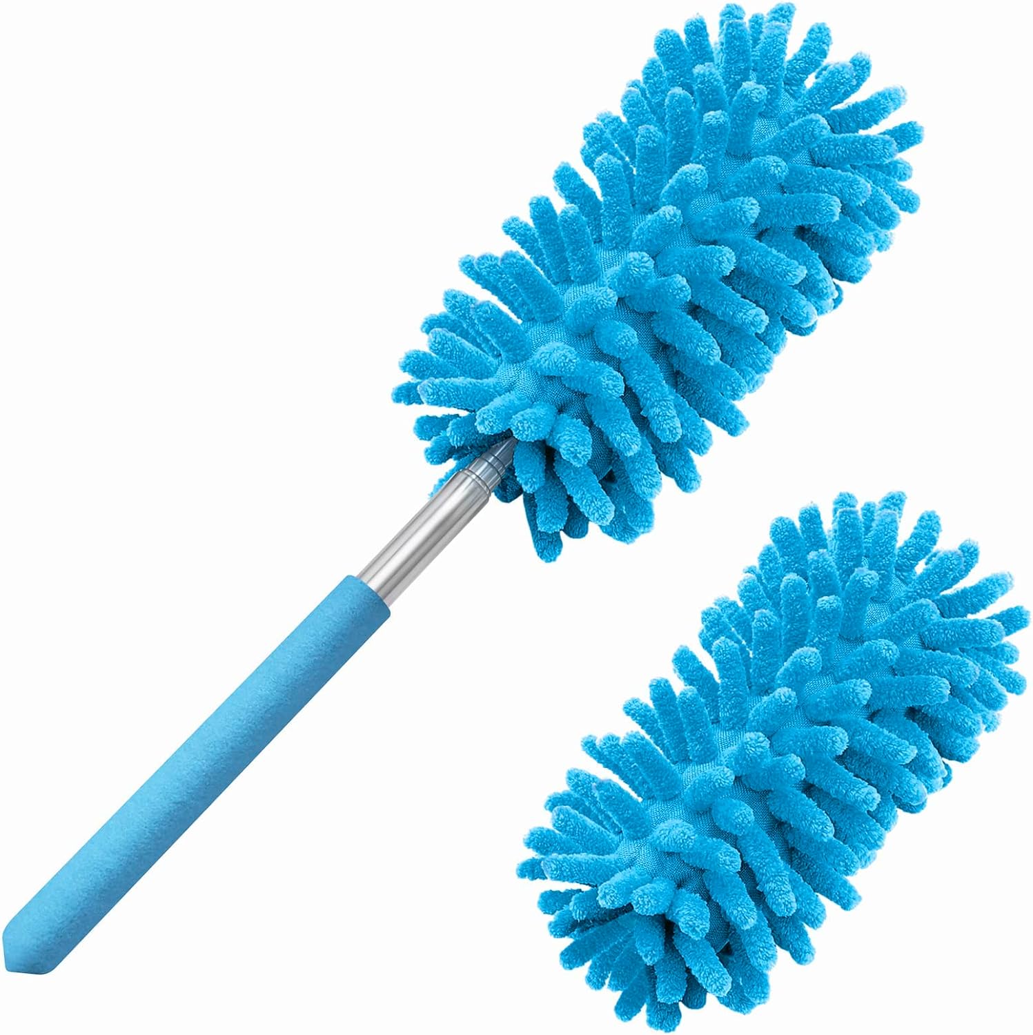 Telescopic Microfiber Duster With Pivot Head - Extends Up To 29 inches