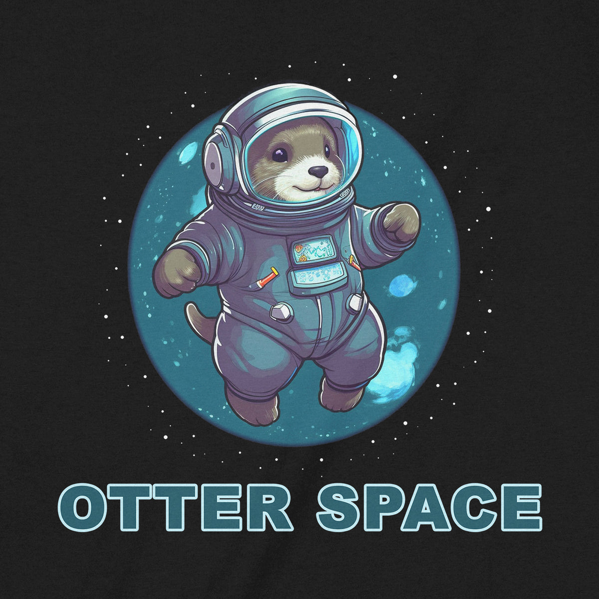 "Otter Space" Premium Midweight Ringspun Cotton T-Shirt - Mens/Womens Fits