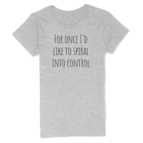 "Spiral Into Control" Premium Midweight Ringspun Cotton T-Shirt - Mens/Womens Fits