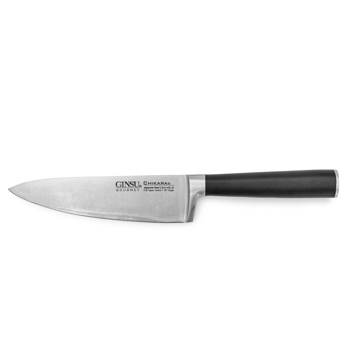 Ginsu Chikara Series 6" Chef Knife Japanese 420J2 Stainless Steel Chefs Santoku