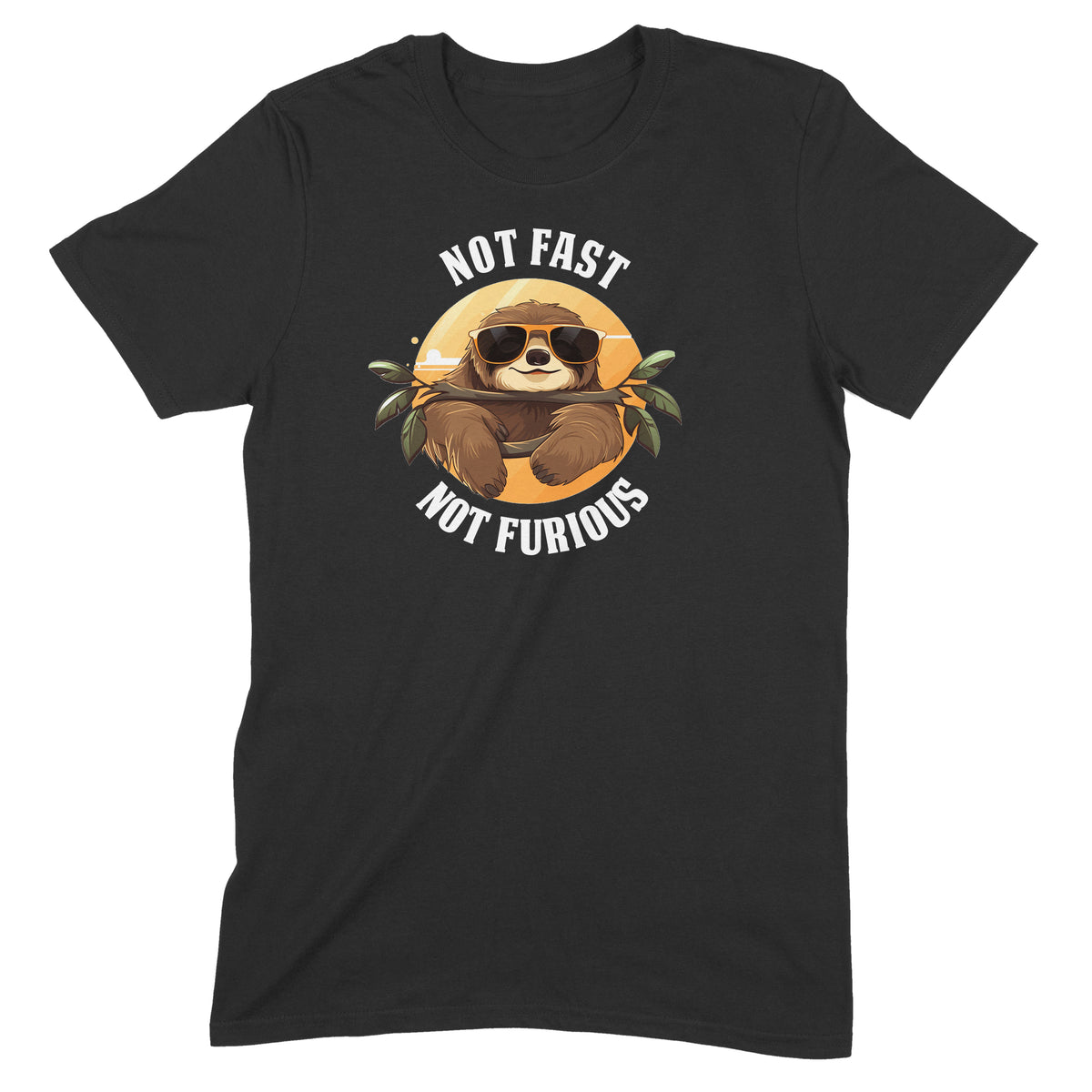 "Not Fast, Not Furious" Premium Midweight Ringspun Cotton T-Shirt - Mens/Womens Fits