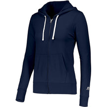 Russell Athletic Women’s Hoodie – Full Zip, Light Cotton Blend