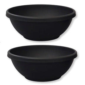 2pk Garden Treasures 14” Low Bowl Planter – Indoor-Outdoor UV