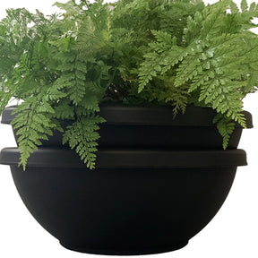 2pk Garden Treasures 14” Low Bowl Planter – Indoor-Outdoor UV