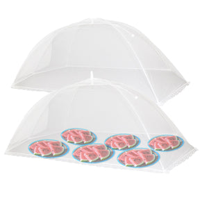 2pk Simply Genius Pop-Up Outdoor Mesh Food Tent Covers Large