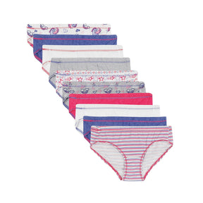 10pk Hanes Toddler Girls EcoSmart Hipsters – Tagless Underwear