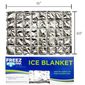 Freez Pak Ice Blanket – Flexible Reusable Ice Pack Mat For Foods