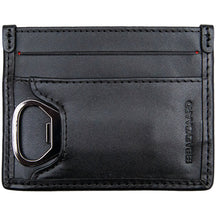 Baekgaard Leather & Canvas Card Case Wallet With Bottle Opener