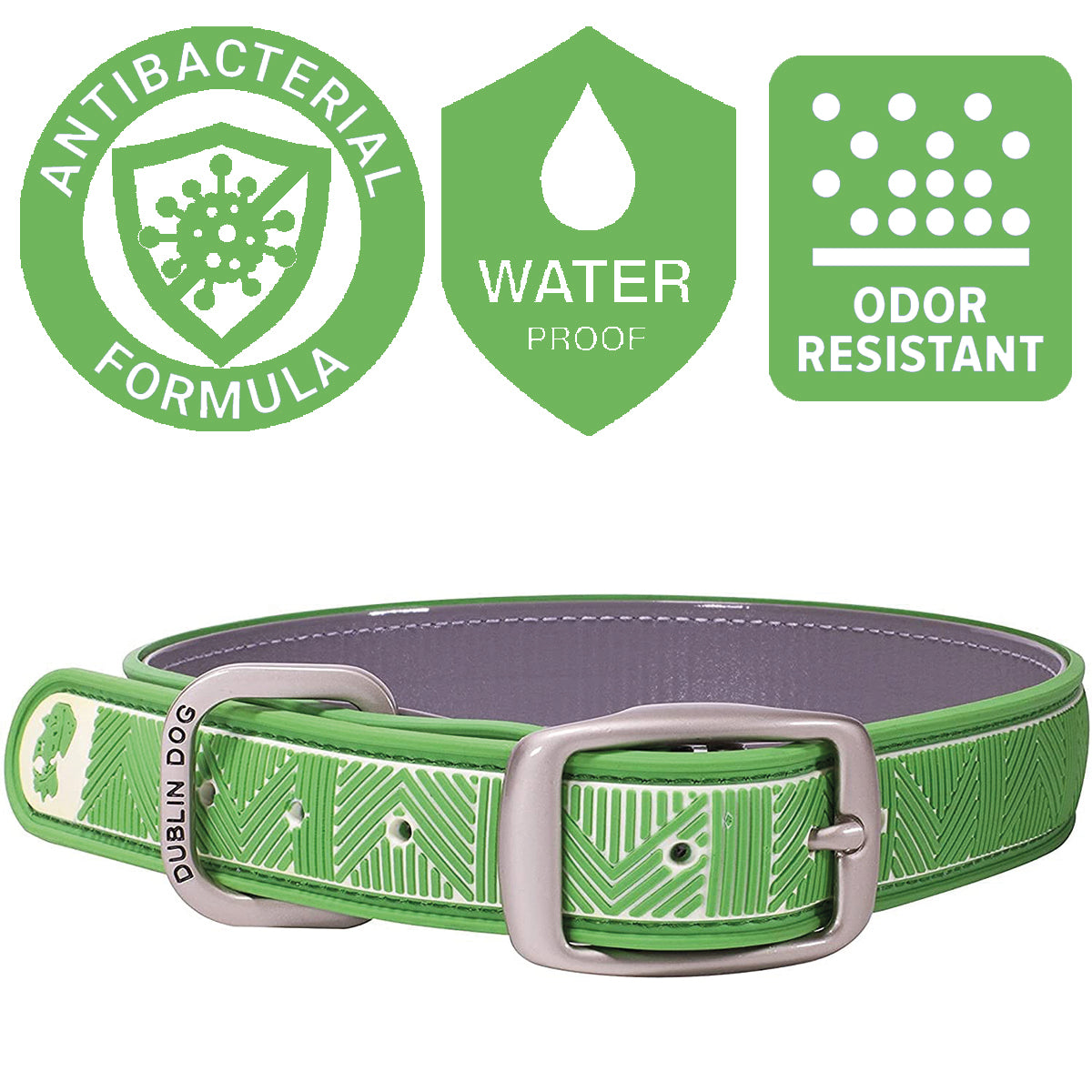 Dublin Dog Original No Stink Collar – Waterproof, Bacteria-Free