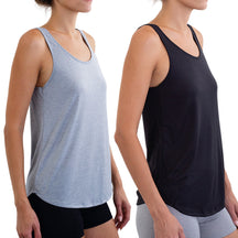 2pk Hanes Women’s Ultimate ComfortSoft Light Lounge Tank Tops