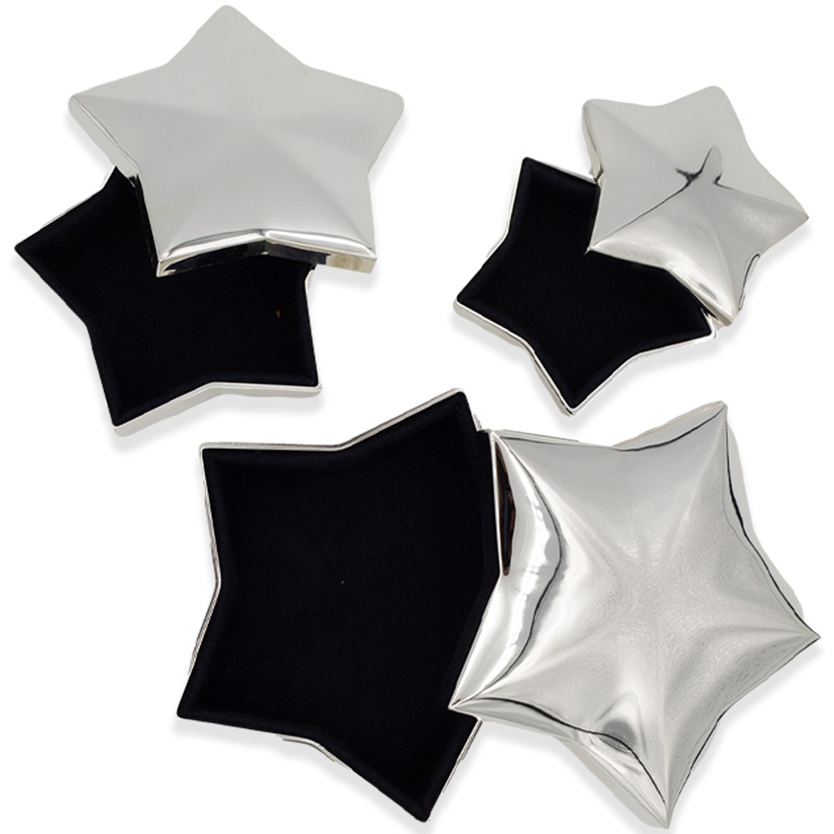 3pc Lori Greiner Stars Tarnish-Free Jewelry & Trinket Storage
