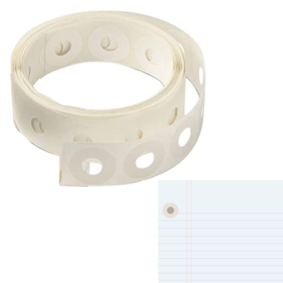 200ct Officemate Self-Adhesive Paper Hole Reinforcement Labels