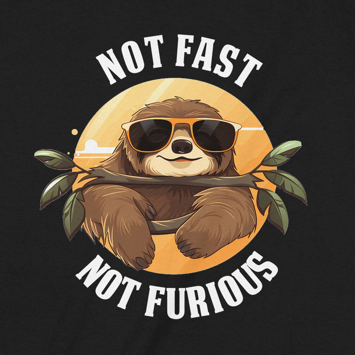 "Not Fast, Not Furious" Premium Midweight Ringspun Cotton T-Shirt - Mens/Womens Fits