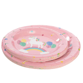 110pc Unicorn Birthday Party Supplies & Décor Kit For 12 Guests