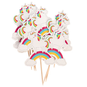 110pc Unicorn Birthday Party Supplies & Décor Kit For 12 Guests